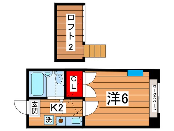 第二ハイツＡＭＥＹＡの物件間取画像